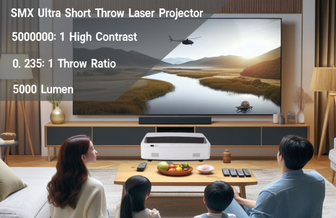 MX-WPL500U ألترا قصير يرمي Projector front view