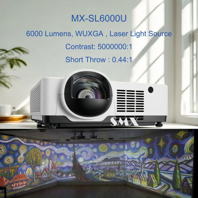 SMX 6000 Lumen قصير-يرمي Laser Projector in use